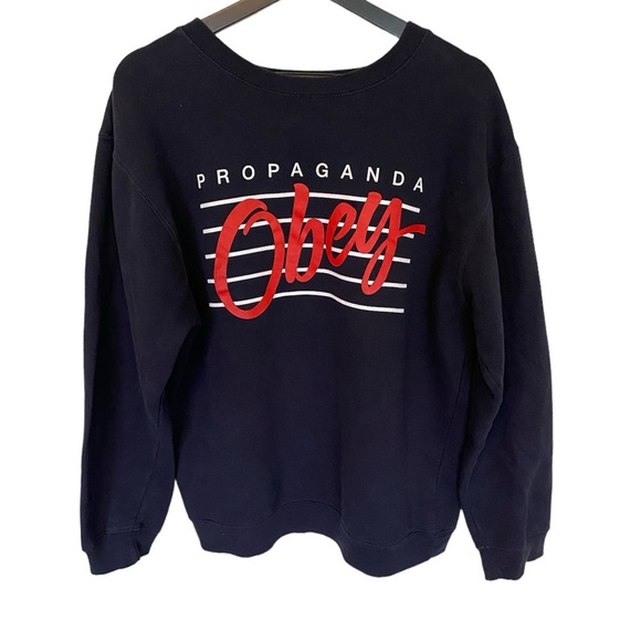 Obey Propaganda Crewneck Size L - Picture 1 of 5